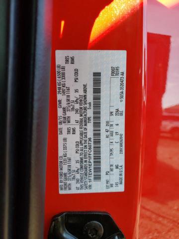 1FTEW1EP1FFC60736 - 2015 FORD F150 SUPERCREW RED photo 12