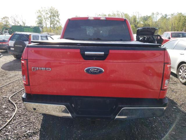 1FTEW1EP1FFC60736 - 2015 FORD F150 SUPERCREW RED photo 6