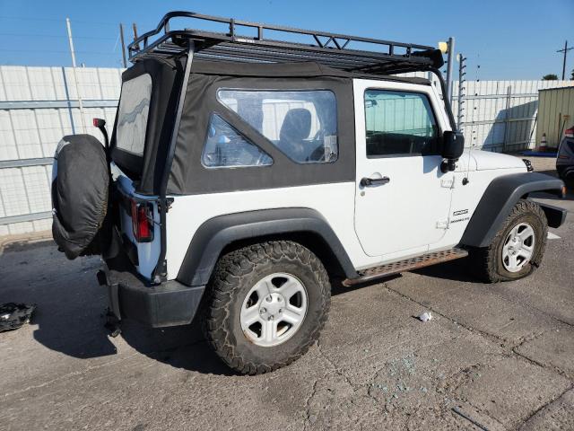 1C4AJWAG0DL692541 - 2013 JEEP WRANGLER SPORT WHITE photo 3