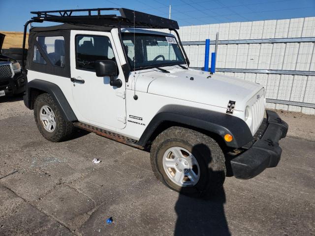 1C4AJWAG0DL692541 - 2013 JEEP WRANGLER SPORT WHITE photo 4