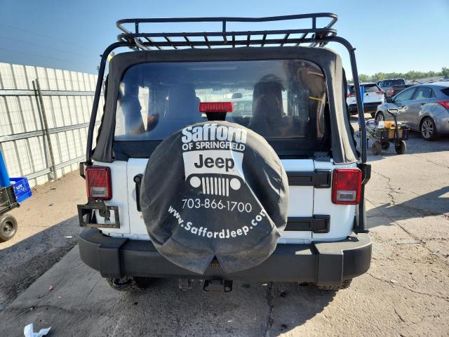 1C4AJWAG0DL692541 - 2013 JEEP WRANGLER SPORT WHITE photo 6