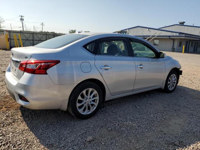 3N1AB7AP3KY245275 - 2019 NISSAN SENTRA S SILVER photo 3