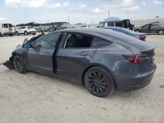 5YJ3E1EC5PF628123 - 2023 TESLA MODEL 3 GRAY photo 2