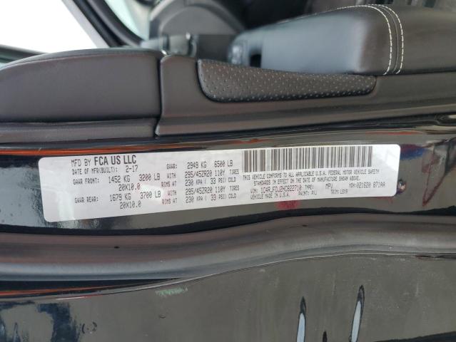 1C4RJFDJ2HC822710 - 2017 JEEP GRAND CHER SRT-8 BLACK photo 14