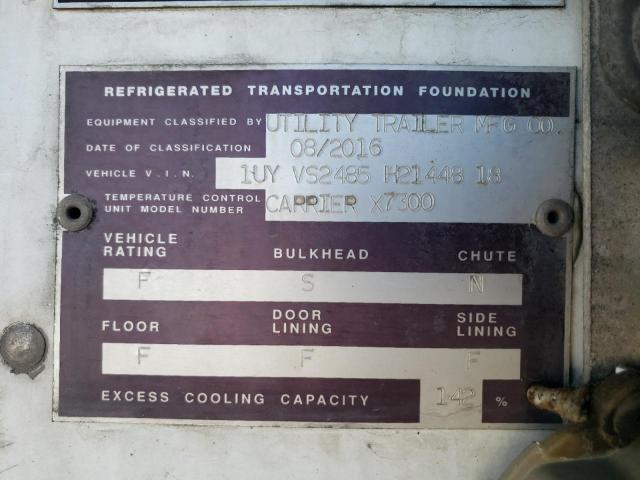 1UYVS2485H2144818 - 2017 UTILITY TRAILER Ağ foto 10