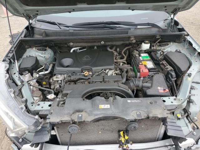 2T3W1RFV9MW163973 - 2021 TOYOTA RAV4 XLE GRAY photo 12
