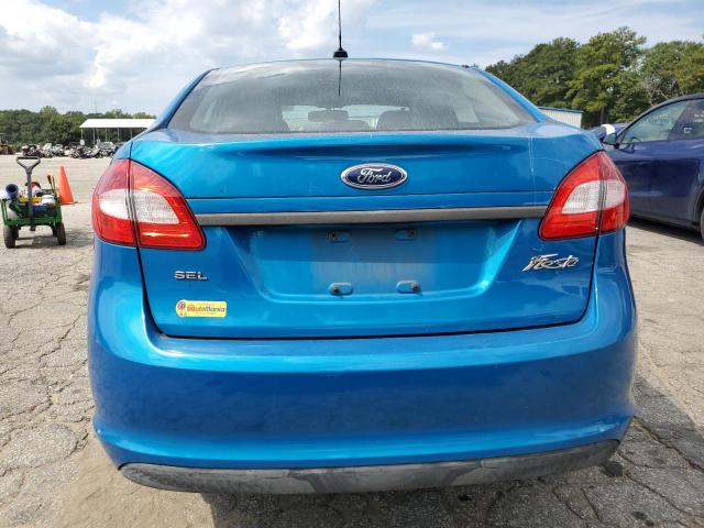 3FADP4CJ2CM208185 - 2012 FORD FIESTA SEL BLUE photo 6