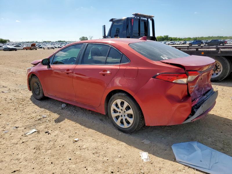 5YFEPMAEXMP149336 - 2021 TOYOTA COROLLA LE RED photo 2
