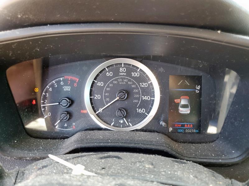 5YFEPMAEXMP149336 - 2021 TOYOTA COROLLA LE RED photo 9