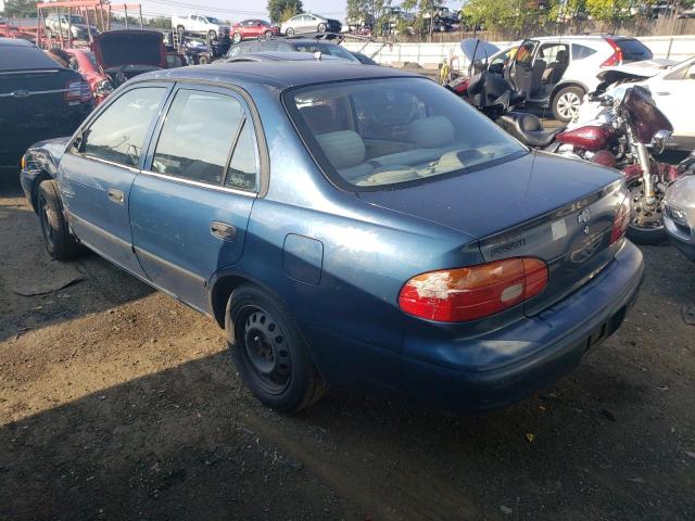 1Y1SK5280YZ422131 - 2000 CHEVROLET GEO PRIZM BASE BLUE photo 2