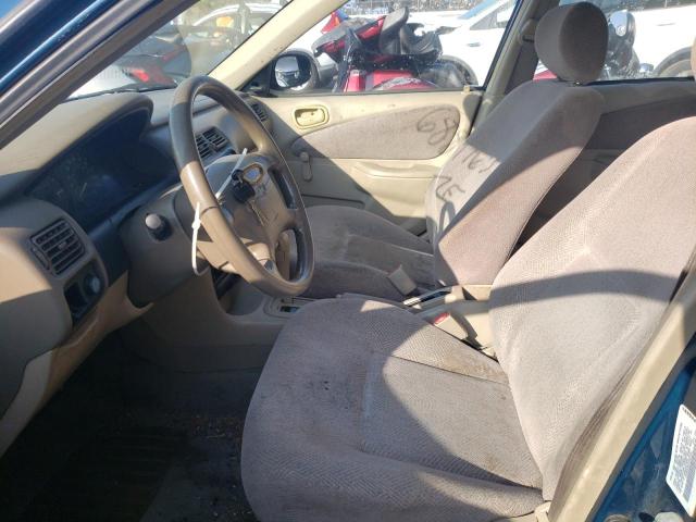 1Y1SK5280YZ422131 - 2000 CHEVROLET GEO PRIZM BASE BLUE photo 7