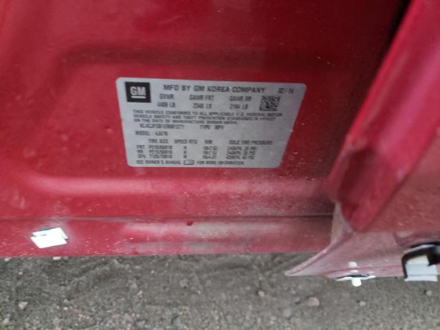 KL4CJFSB1EB681271 - 2014 BUICK ENCORE CONVENIENCE 红色 照片 14