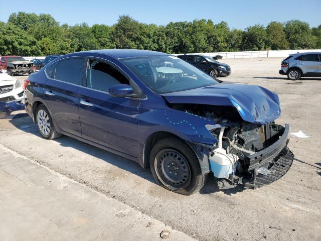 3N1AB7AP5JY320492 - 2018 NISSAN SENTRA S 蓝色 照片 4