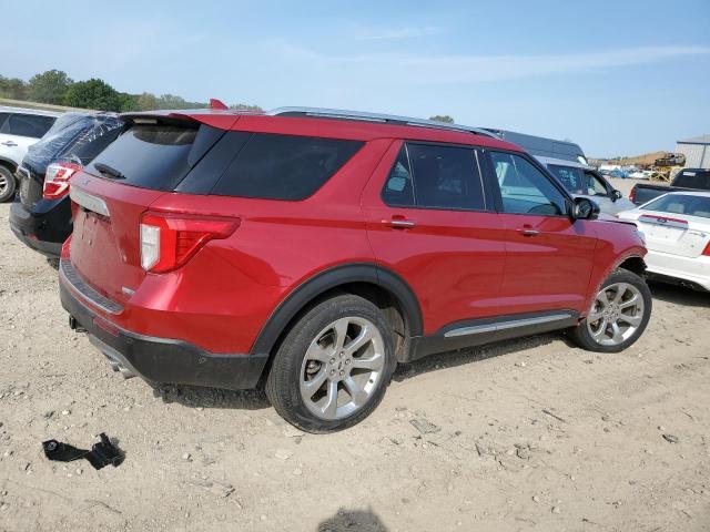 1FM5K8HC1LGB10771 - 2020 FORD EXPLORER PLATINUM RED photo 3