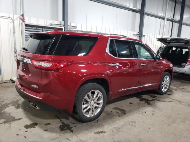 1GNEVNKW4MJ137715 - 2021 CHEVROLET TRAVERSE HIGH COUNTRY MAROON photo 3