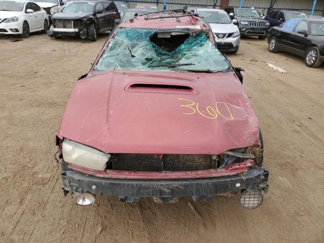 4S3BG6856W6615116 - 1998 SUBARU LEGACY 30TH ANNIVERSARY OUTBACK RED photo 5