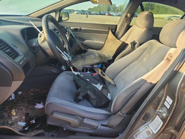 2HGFA16878H515399 - 2008 HONDA CIVIC EX GRAY photo 7
