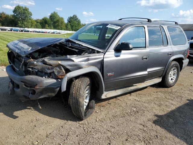 1D4HS38N33F556161 - 2003 DODGE DURANGO SPORT GRAY photo 1