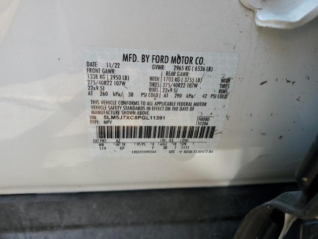 5LM5J7XC8PGL11391 - 2023 LINCOLN AVIATOR RESERVE თეთრი ფოტო 13