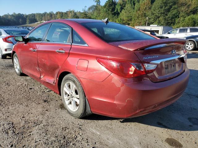 5NPEB4AC3BH258440 - 2011 HYUNDAI SONATA GLS RED photo 2