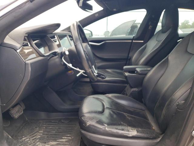 5YJSA1H13EFP63602 - 2014 TESLA MODEL S 灰色 照片 7