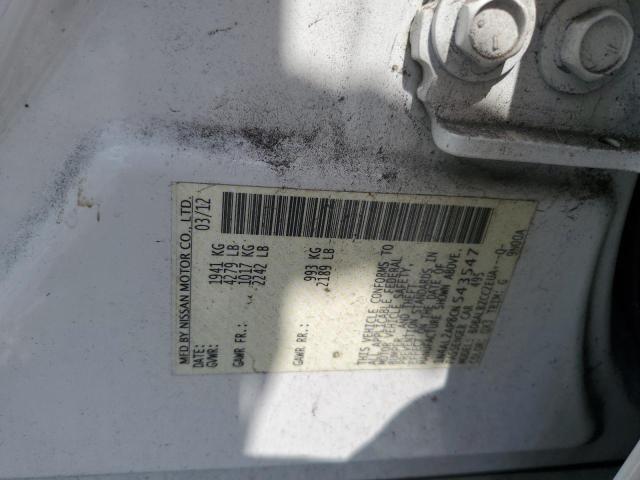 1N4AL2AP8CN543547 - 2012 NISSAN ALTIMA BASE Krem foto 12