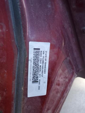 1FUJBBCG82LH93127 - 2002 FREIGHTLINER CASCADIA ST120 MAROON photo 10