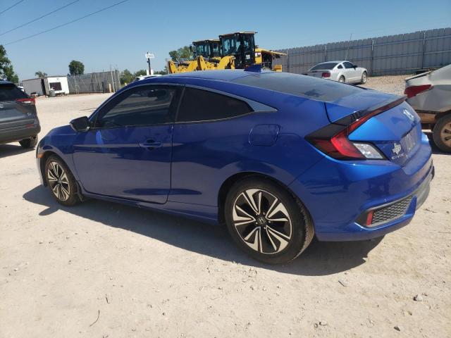 2HGFC3A36HH361060 - 2017 HONDA CIVIC EX BLUE photo 2