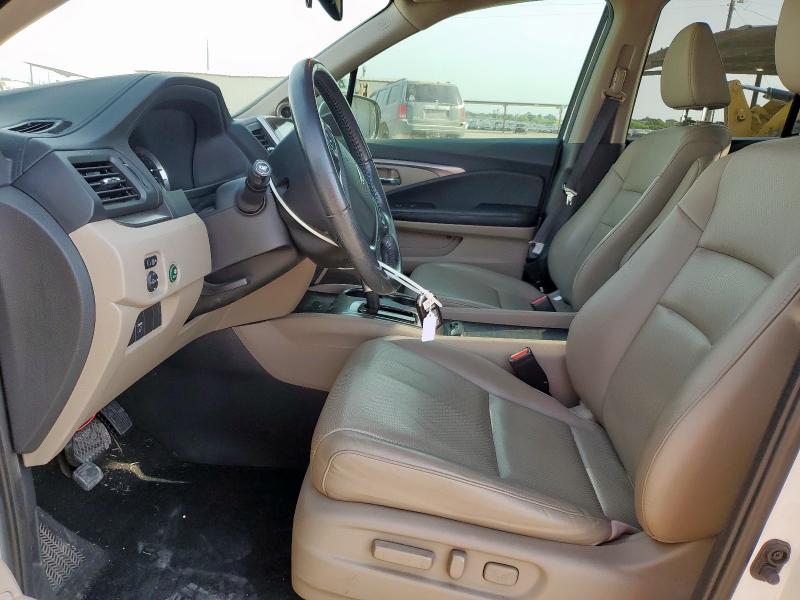 5FPYK2F64HB001399 - 2017 HONDA RIDGELINE RTL WHITE photo 7