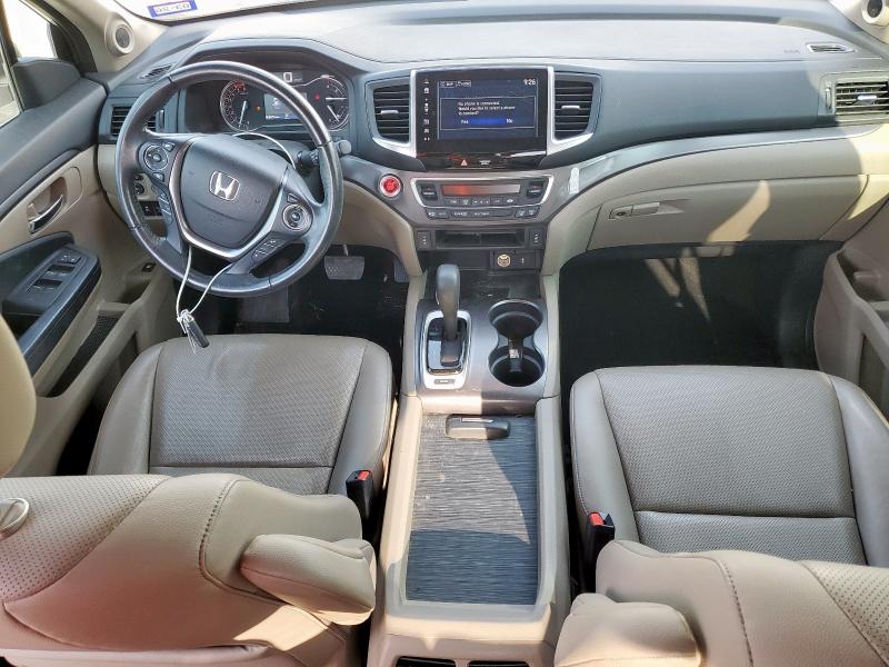 5FPYK2F64HB001399 - 2017 HONDA RIDGELINE RTL WHITE photo 8