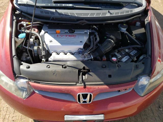 2HGFG21506H712154 - 2006 HONDA CIVIC SI RED photo 11