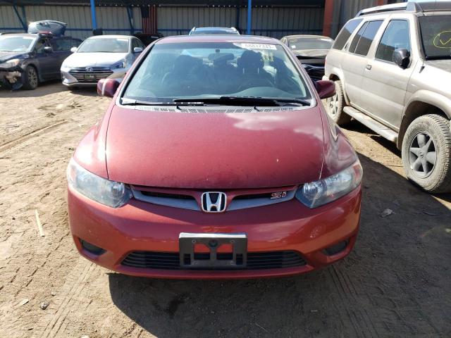 2HGFG21506H712154 - 2006 HONDA CIVIC SI RED photo 5