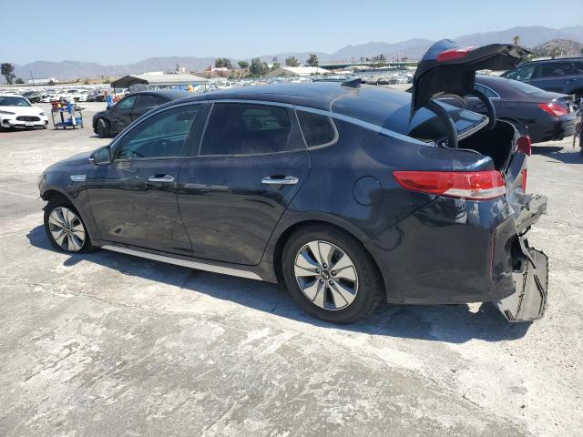 KNAGT4LE4J5021729 - 2018 KIA OPTIMA HYBRID BLACK photo 2