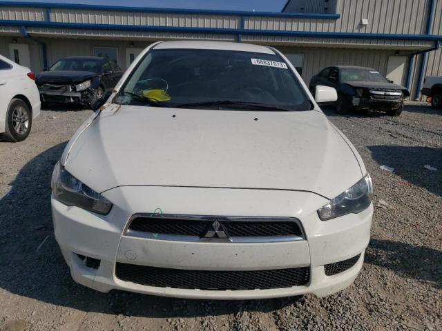 JA32U2FU5EU014882 - 2014 MITSUBISHI LANCER ES/ES SPORT WHITE photo 5