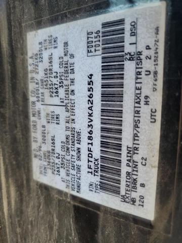 1FTDF1863VKA26554 - 1997 FORD F150 Սև լուսանկար 12