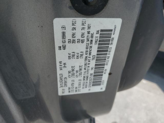 3D7KR28C95G751986 - 2005 DODGE RAM 2500 ST GRAY photo 12