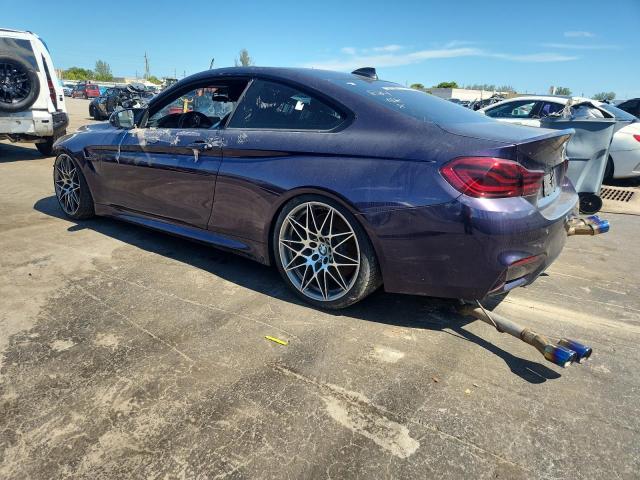 WBS4Y9C55KAG66964 - 2019 BMW M4 PURPLE photo 2