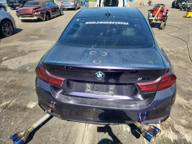 WBS4Y9C55KAG66964 - 2019 BMW M4 PURPLE photo 6