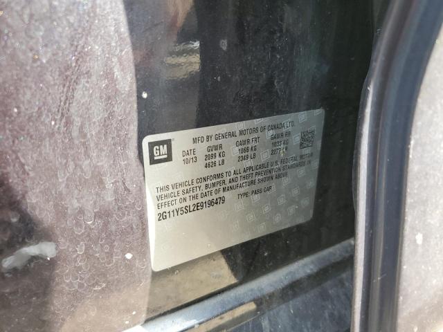 2G11Y5SL2E9196479 - 2014 CHEVROLET IMPALA LS BLUE photo 12