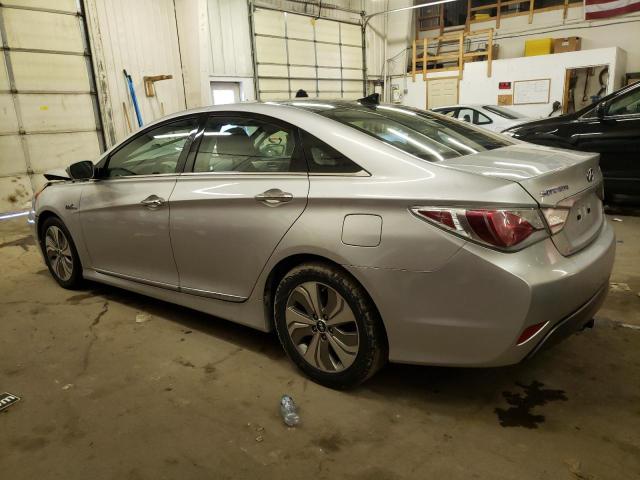 KMHEC4A46EA108111 - 2014 HYUNDAI SONATA HYBRID SILVER photo 2