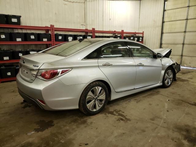 KMHEC4A46EA108111 - 2014 HYUNDAI SONATA HYBRID SILVER photo 3