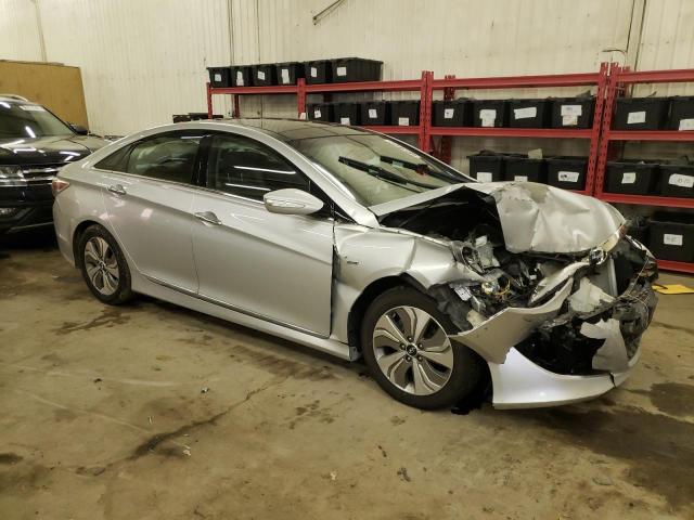 KMHEC4A46EA108111 - 2014 HYUNDAI SONATA HYBRID SILVER photo 4