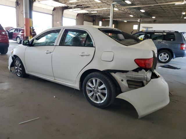 1NXBU40E09Z025000 - 2009 TOYOTA COROLLA BASE WHITE photo 2