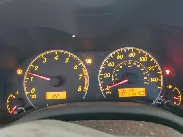 1NXBU40E09Z025000 - 2009 TOYOTA COROLLA BASE WHITE photo 9