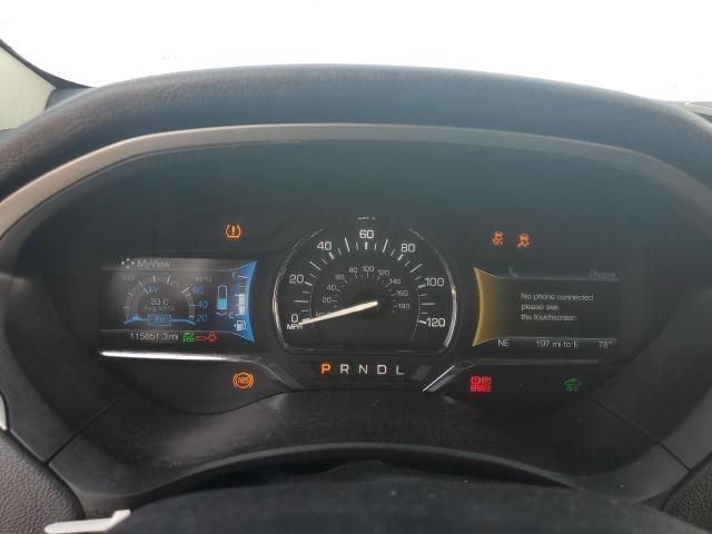 3LN6L2LU8GR629362 - 2016 LINCOLN MKZ HYBRID BLACK photo 9