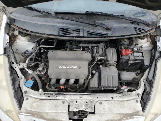 JHMGD386X7S025627 - 2007 HONDA FIT S თეთრი ფოტო 11