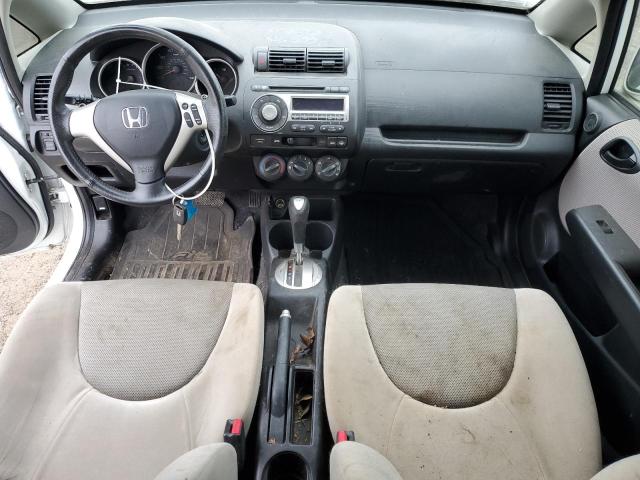 JHMGD386X7S025627 - 2007 HONDA FIT S თეთრი ფოტო 8