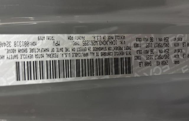 1C4HJXDN3JW261295 - 2018 JEEP WRANGLER U SPORT Сұр фото 10