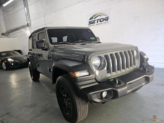 1C4HJXDN3JW261295 - 2018 JEEP WRANGLER U SPORT Сұр фото 2