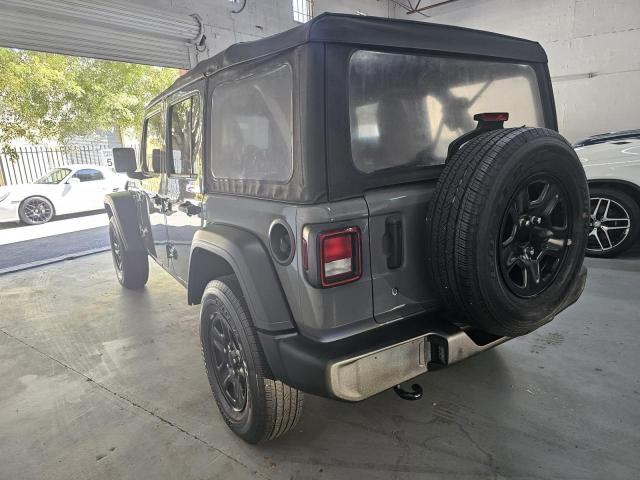 1C4HJXDN3JW261295 - 2018 JEEP WRANGLER U SPORT Сұр фото 3